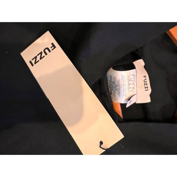 NWT FUZZI BLACK MOCKNECK MINI DRESS SIZE S - Picture 9 of 9